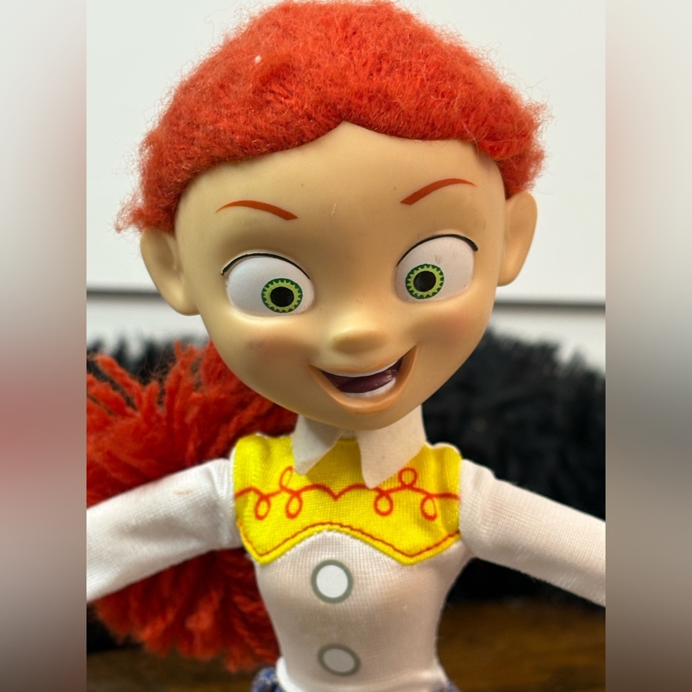 Disney Pixar Jessie Doll Red Hair Blue Jeans Mattel Inc Toy Cowboy Girl Great - Picture 6 of 6